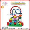 Cartoon Wooden Toys Frog Rack Beads Cart